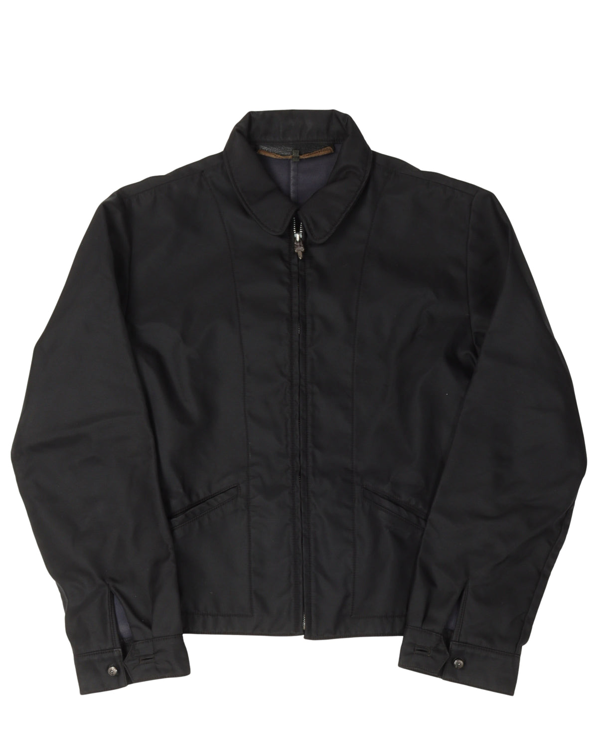 Cemetery Cross Patch Nylon Trucker Jacket
