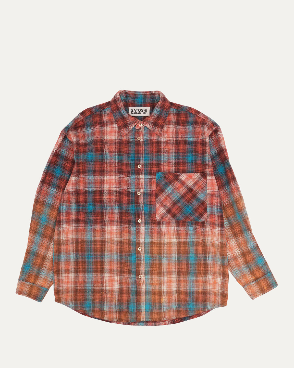 Gradient Flannel Shirt