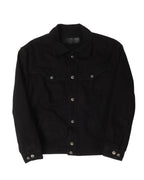 Denim Western Trucker Jacket with Fleur Yoke