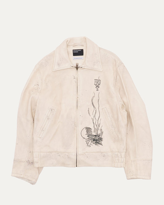 Arcane 17 Zip-Up Leather Jacket