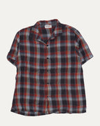 Short Sleeve Plaid Shirt