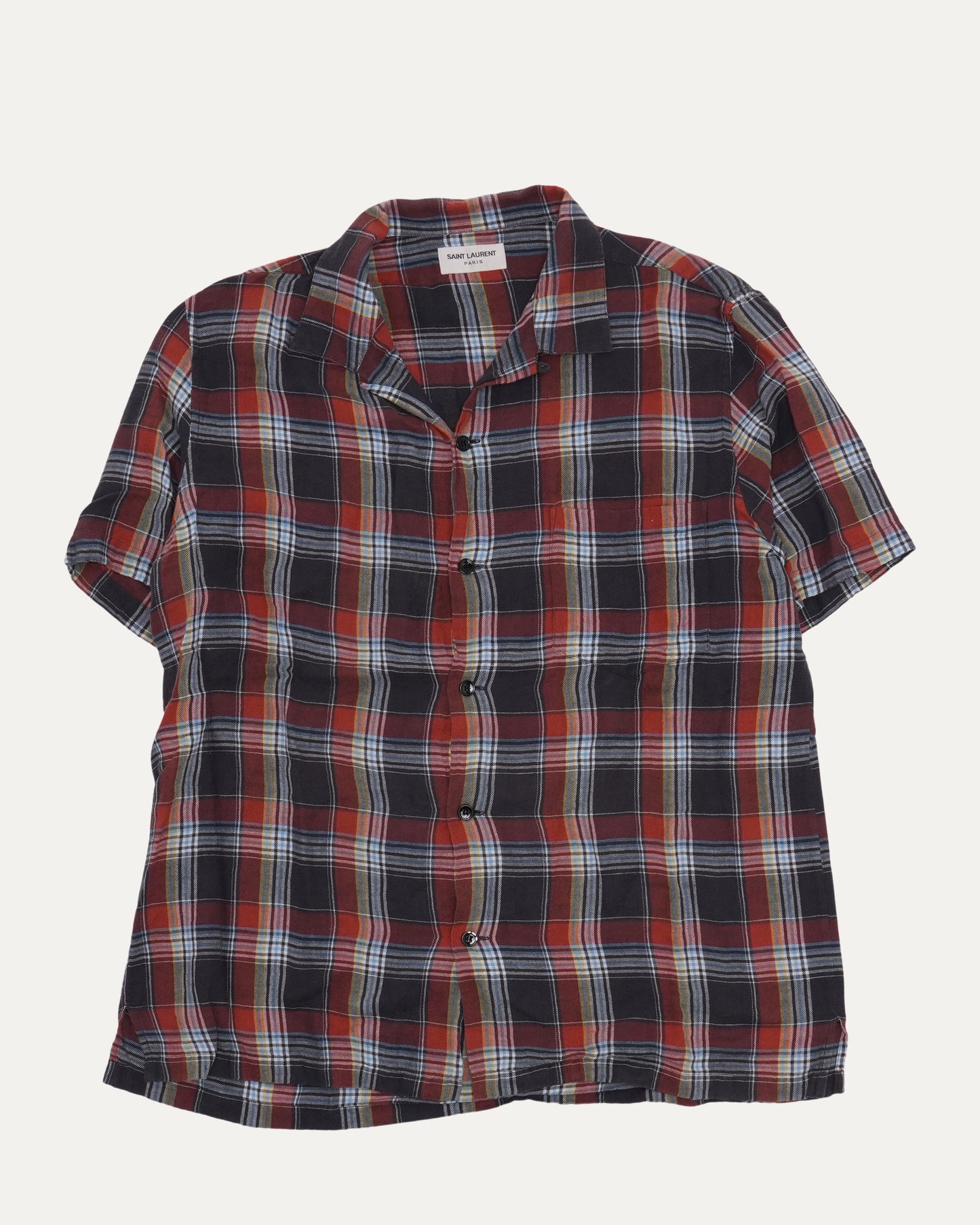 Short Sleeve Plaid Shirt