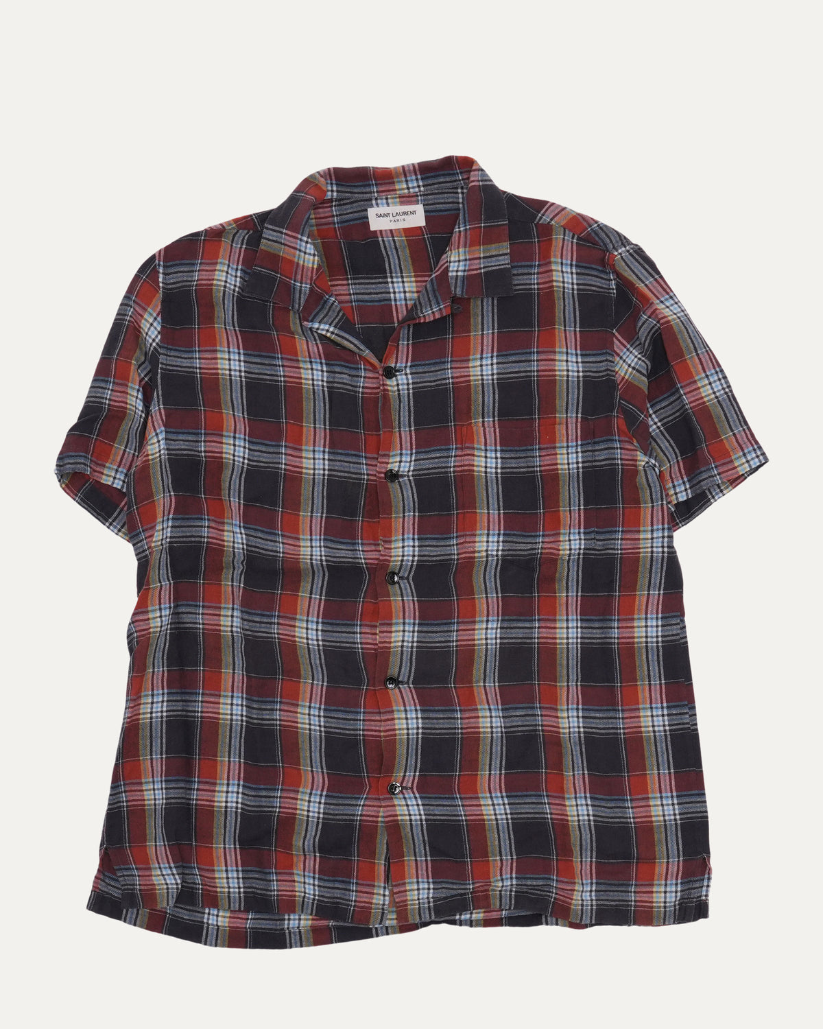 Short Sleeve Plaid Shirt