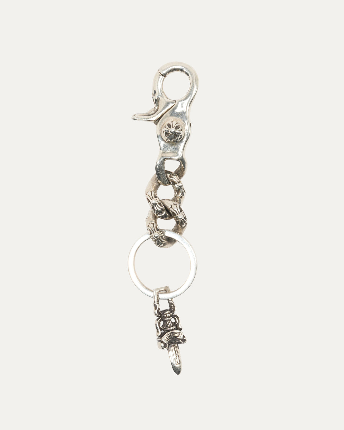 Fancy Link Dagger Key Clip