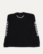 Neck Logo Long Sleeve Pocket T-Shirt
