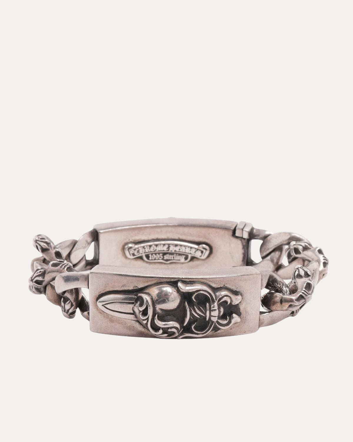 Heart Dagger Double ID Bracelet