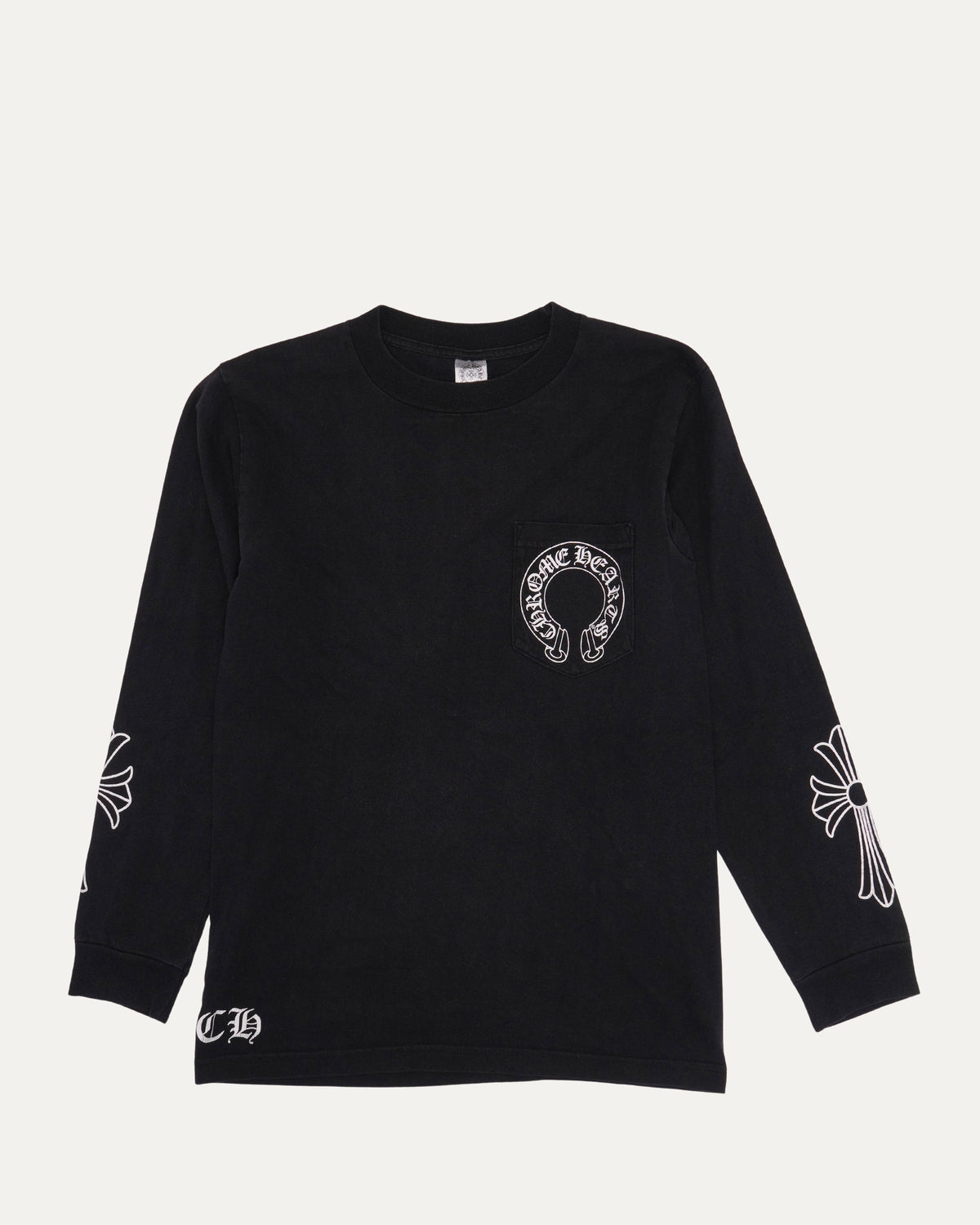 Horseshoe Logo Long Sleeve Pocket T-Shirt