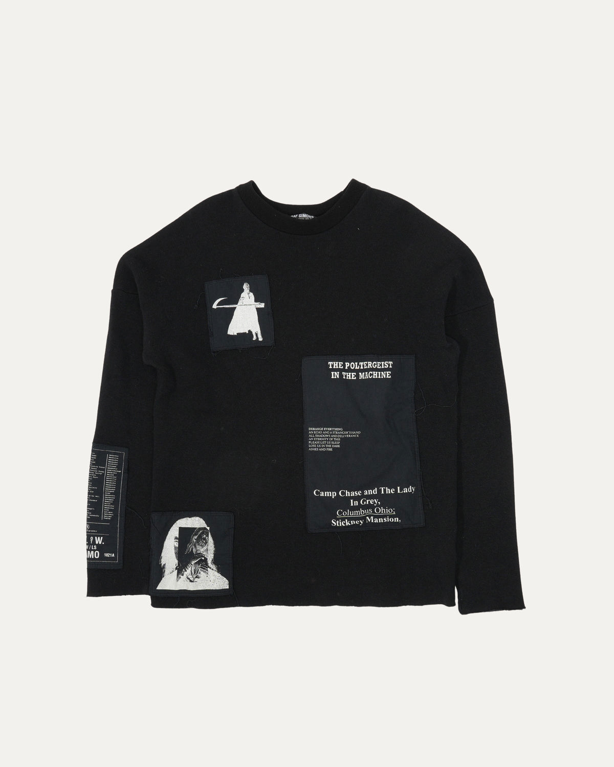 Raf Simons AW05 Poltergeist Patch Crewneck Sweater – Justin Reed