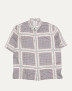 Silk Oblique Monogram Short Sleeve Shirt
