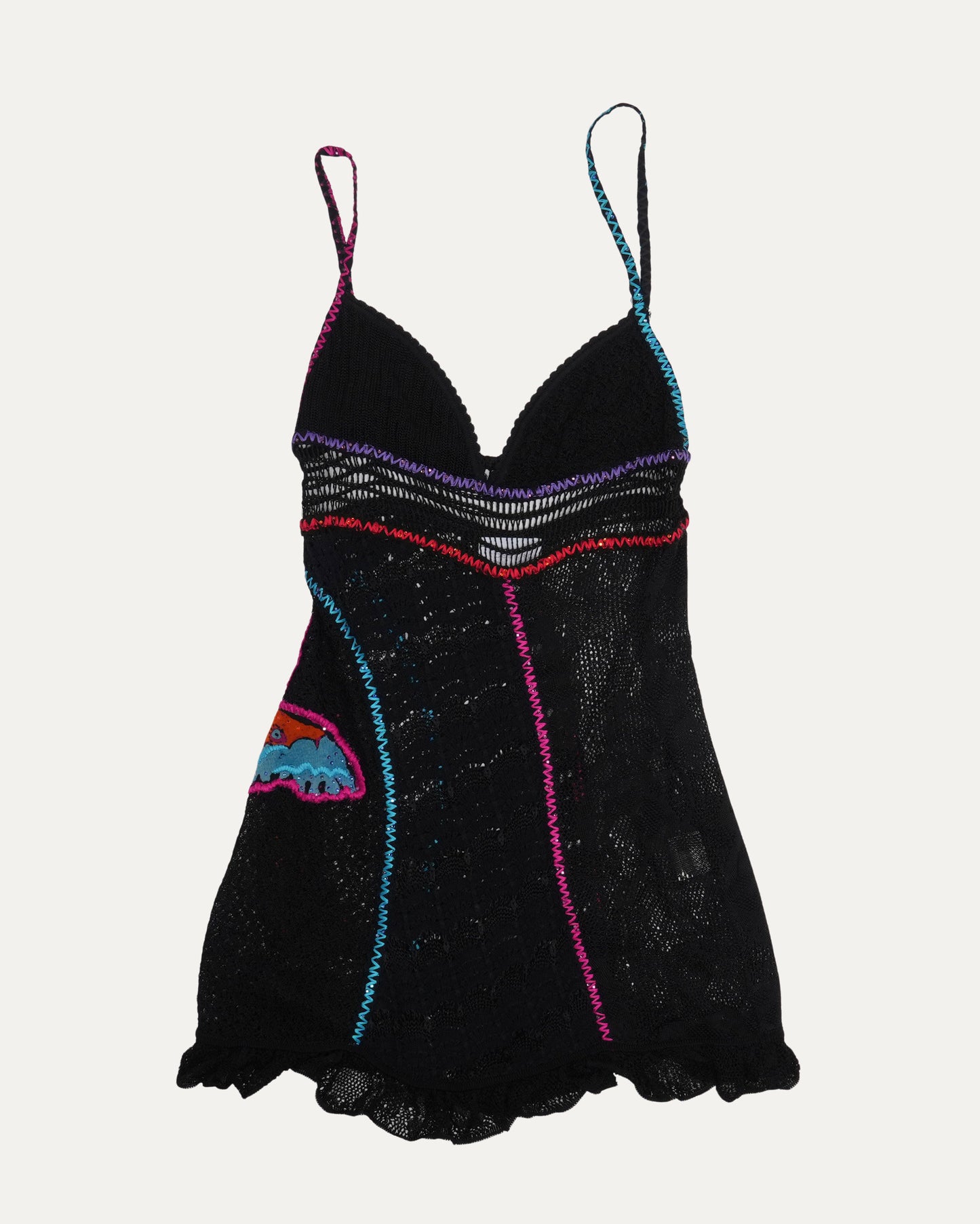 SS 2003 Butterfly Crochet Dress