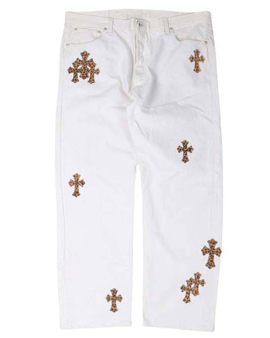 Levi's Leopard Cross Patch Jeans