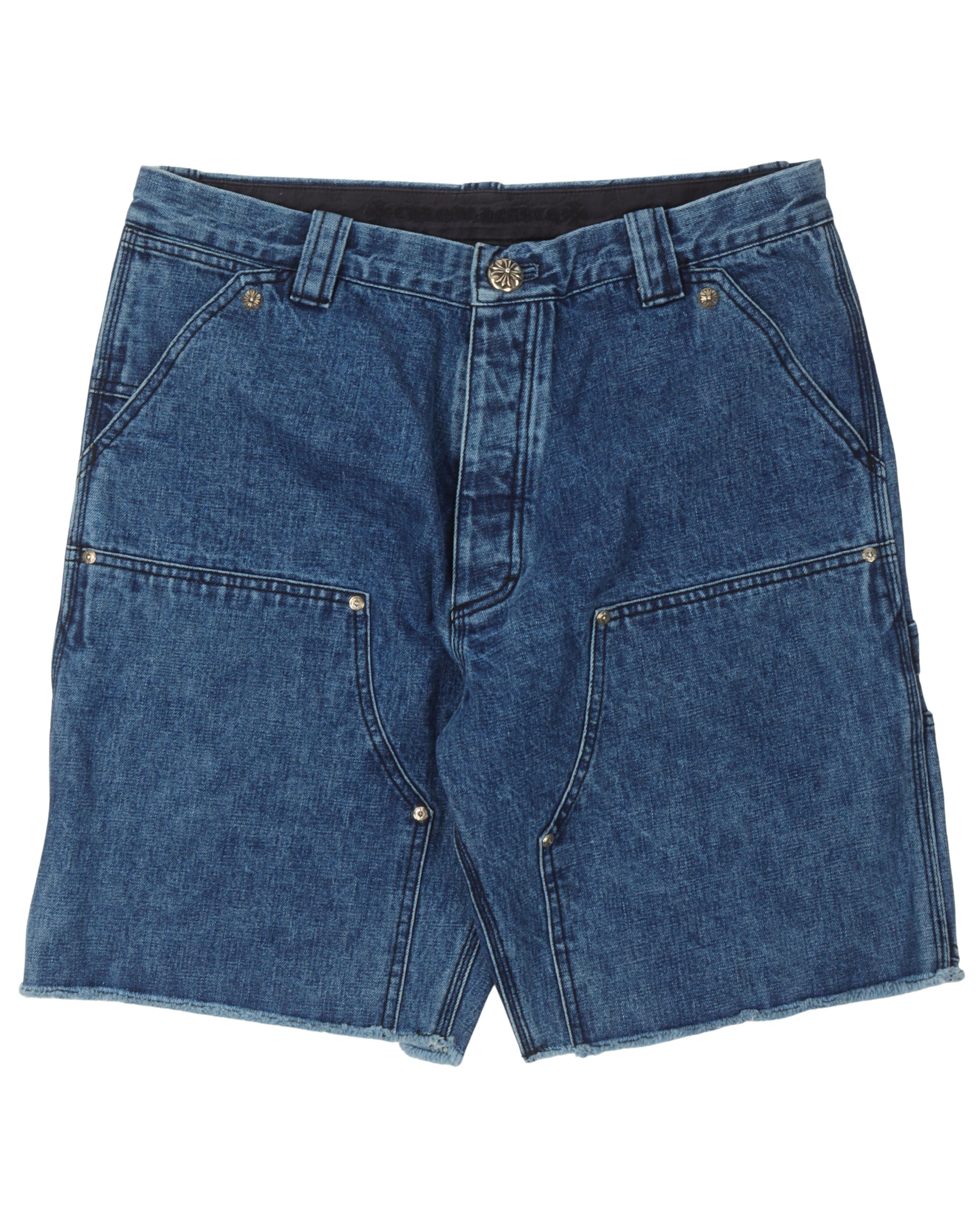 Raw Denim Carpenter Shorts