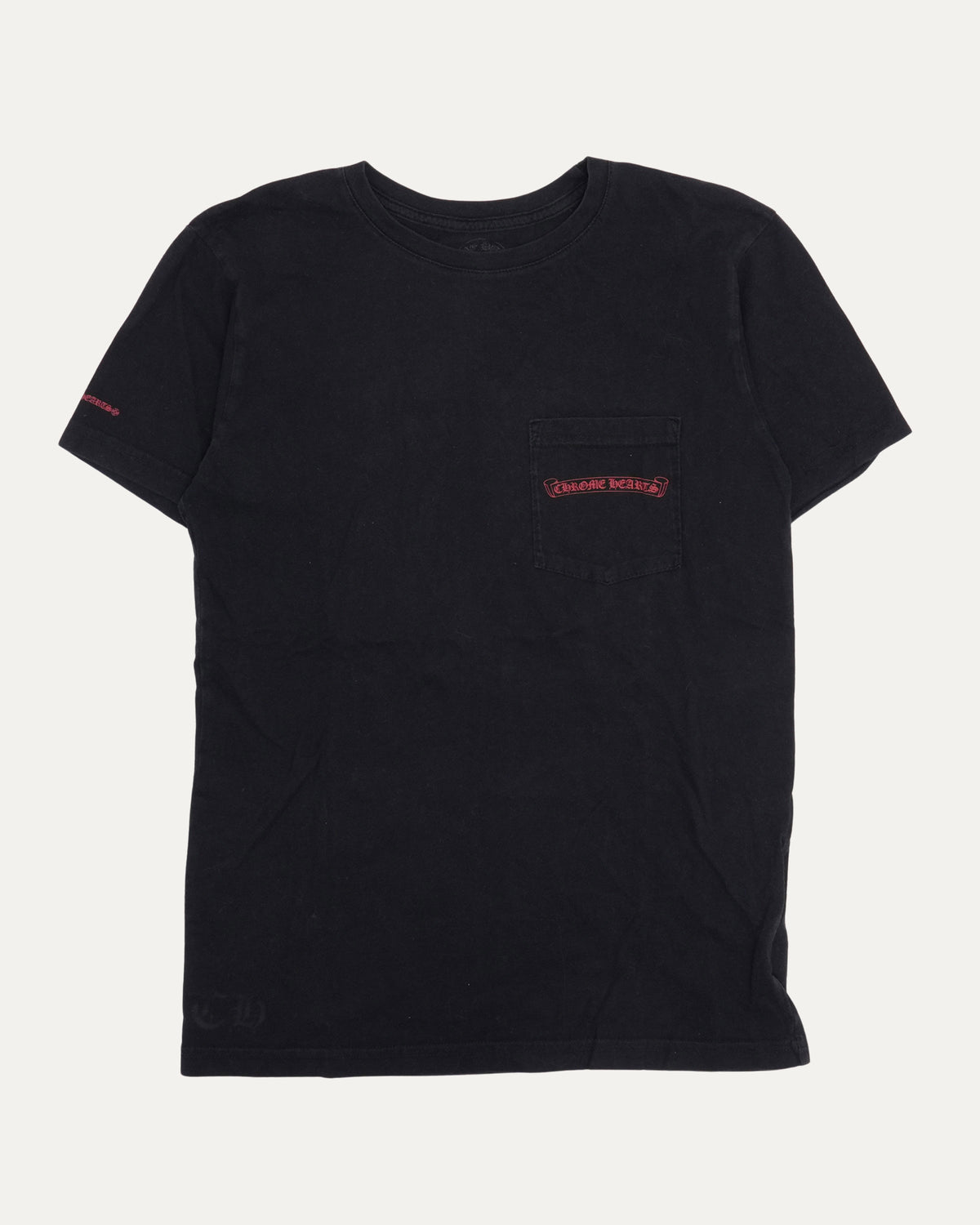 Tonal Horseshoe Logo Scroll Pocket T-Shirt