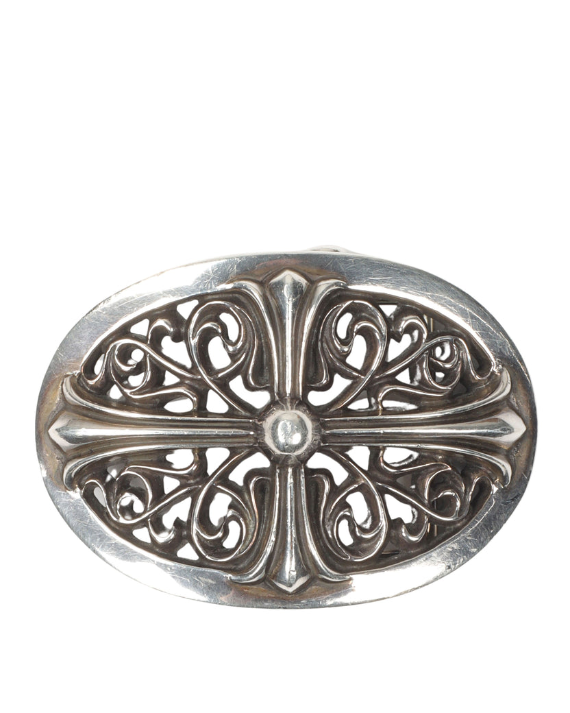 Oval Cross Belt Buckle