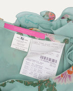 C. 2003 Silk Top And Skirt Set With Butterfly Detail