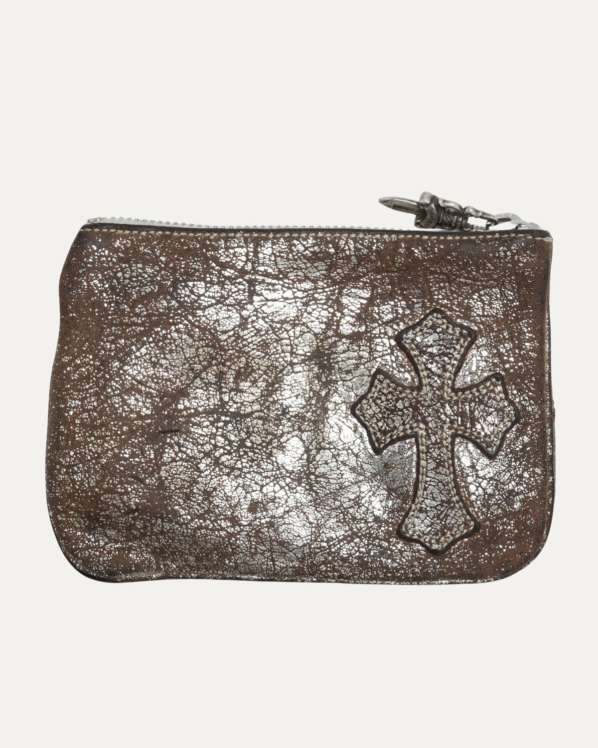 Cross Patch Zip Wallet