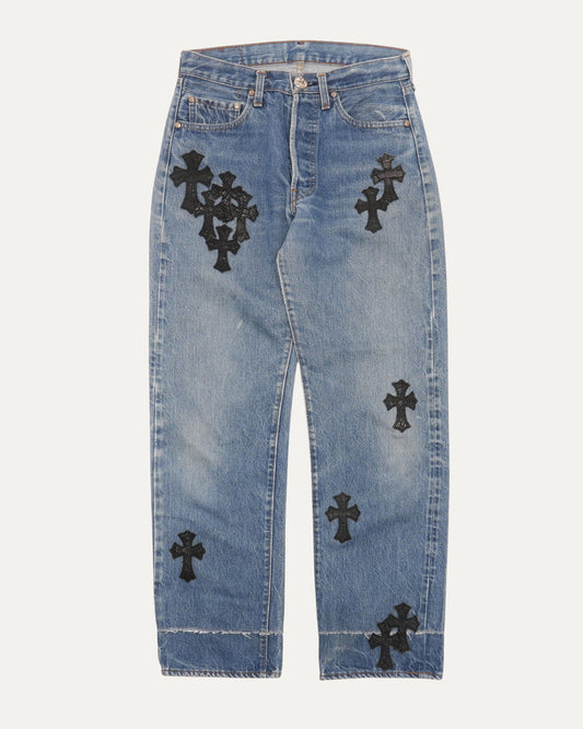Levi's Alligator Cross Patch 501 Jeans