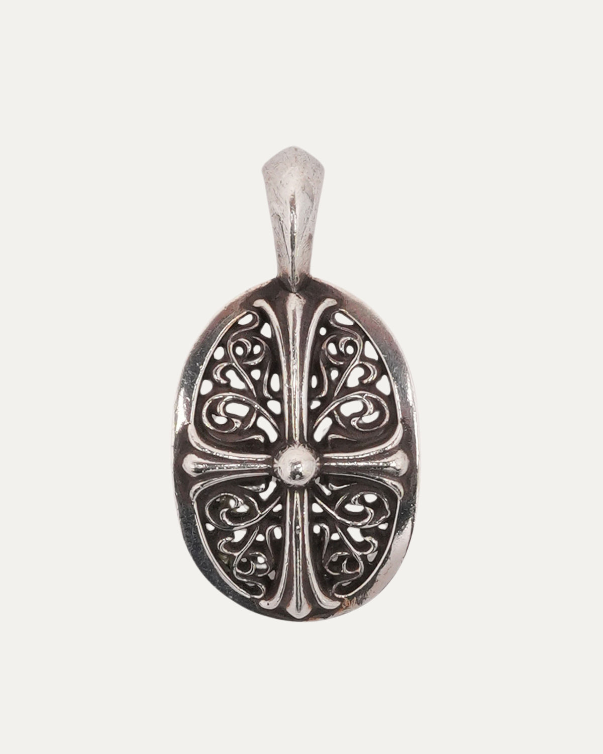 Oval Cross Pendant