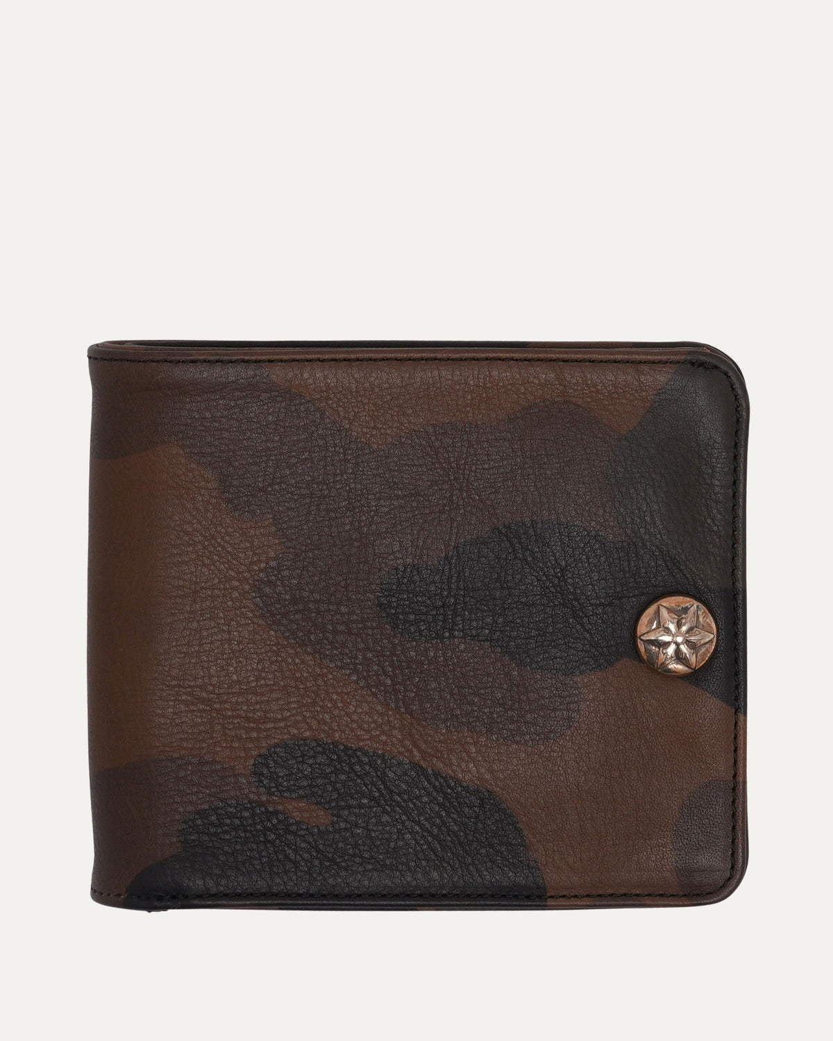 Camouflage Star Snap Wallet