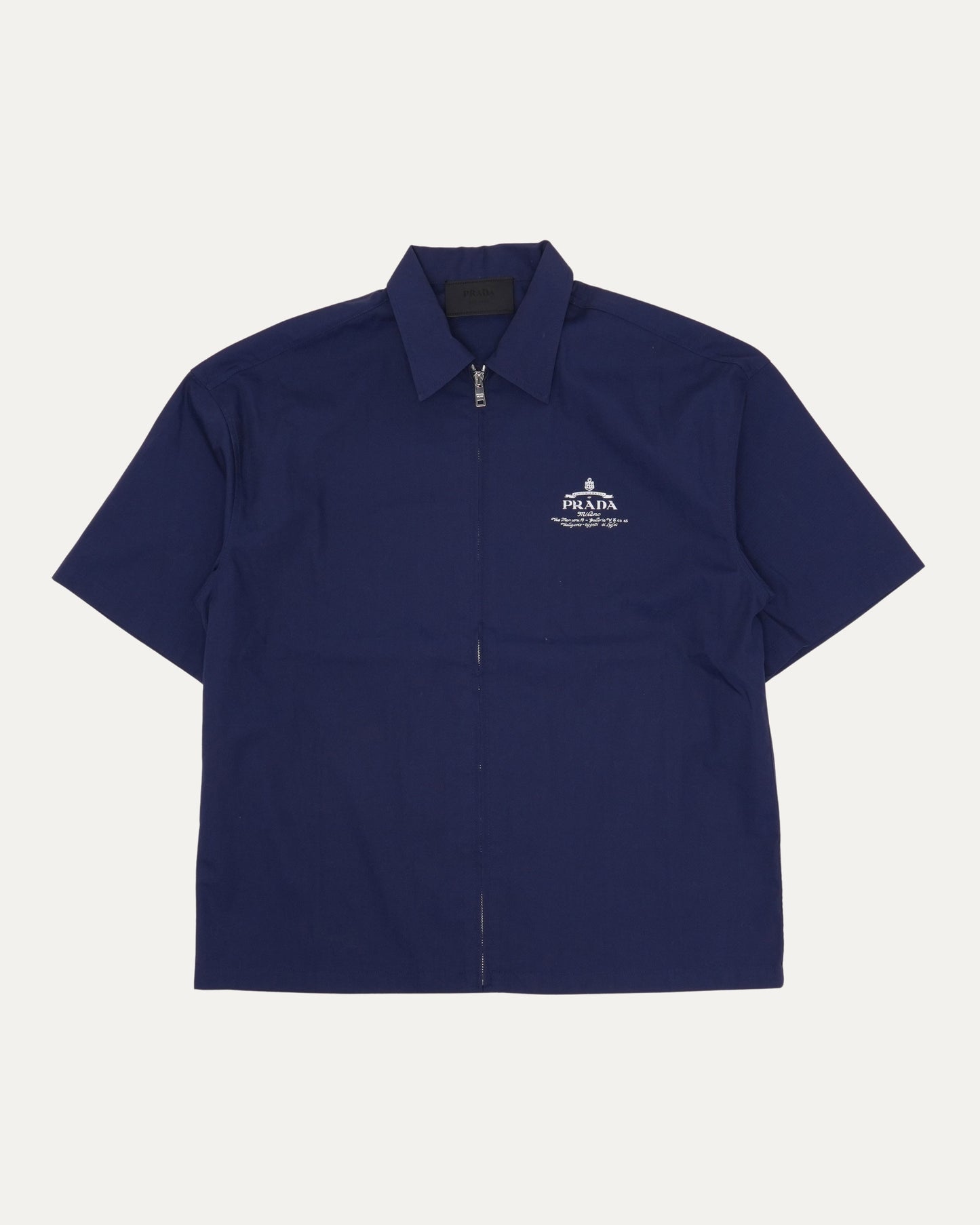 Zip Up Short Sleeve Shirt