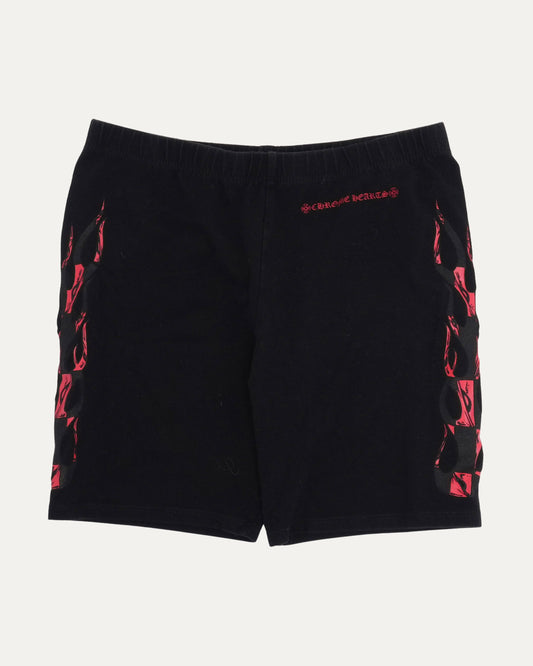 Matty Boy 99 Eyes Flames Bike Shorts