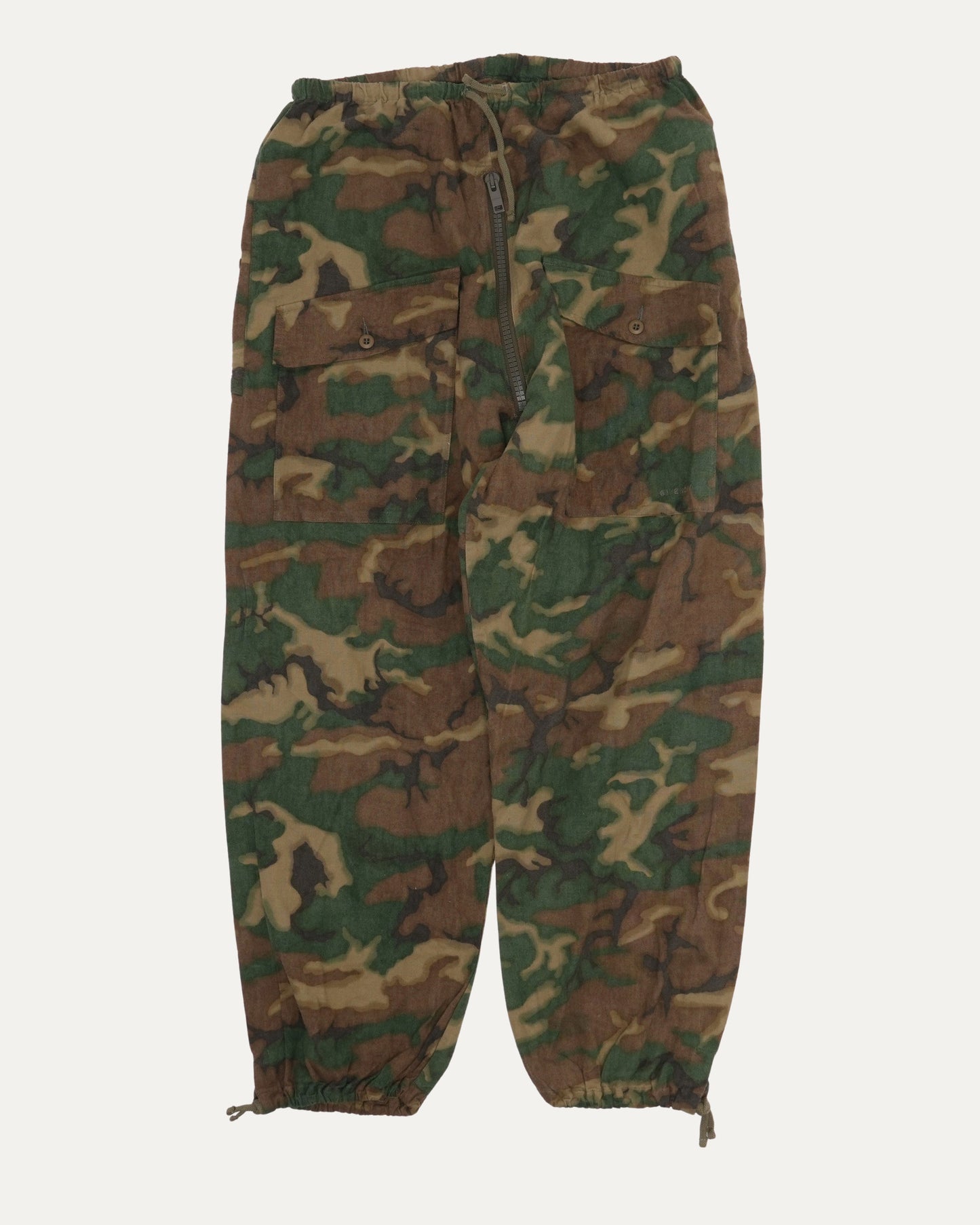 Camouflage Drawstring Cargo Pants