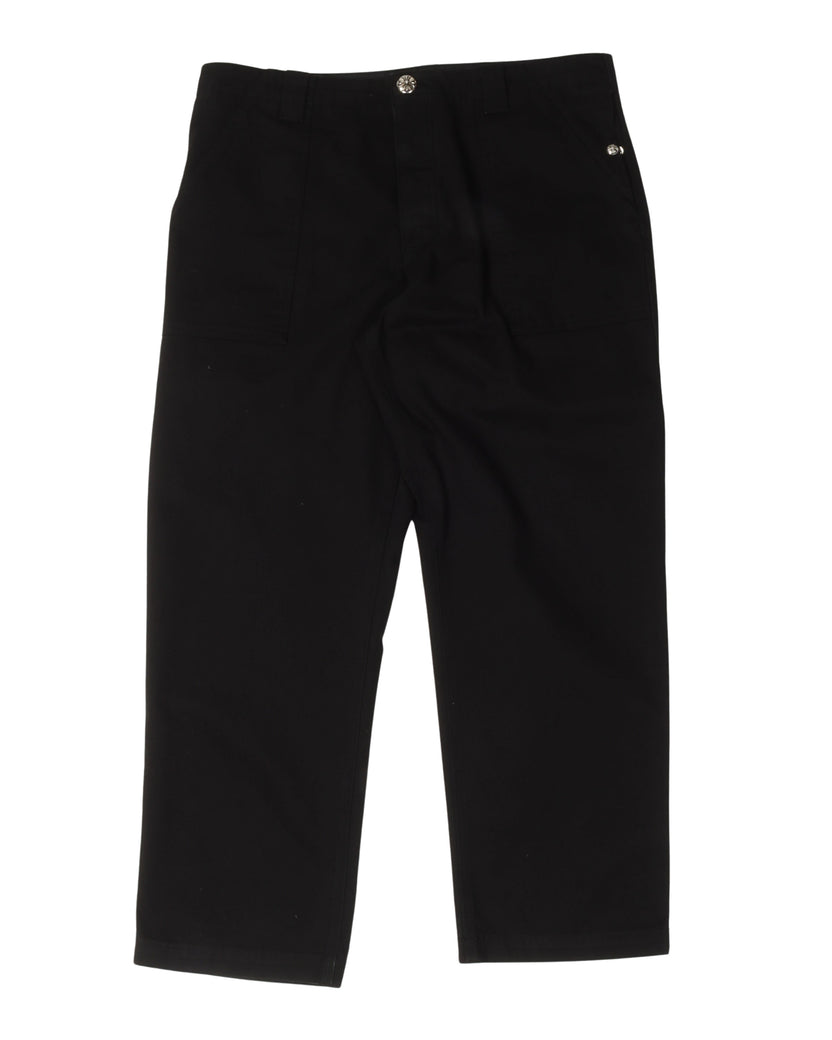 Black Canvas Pants