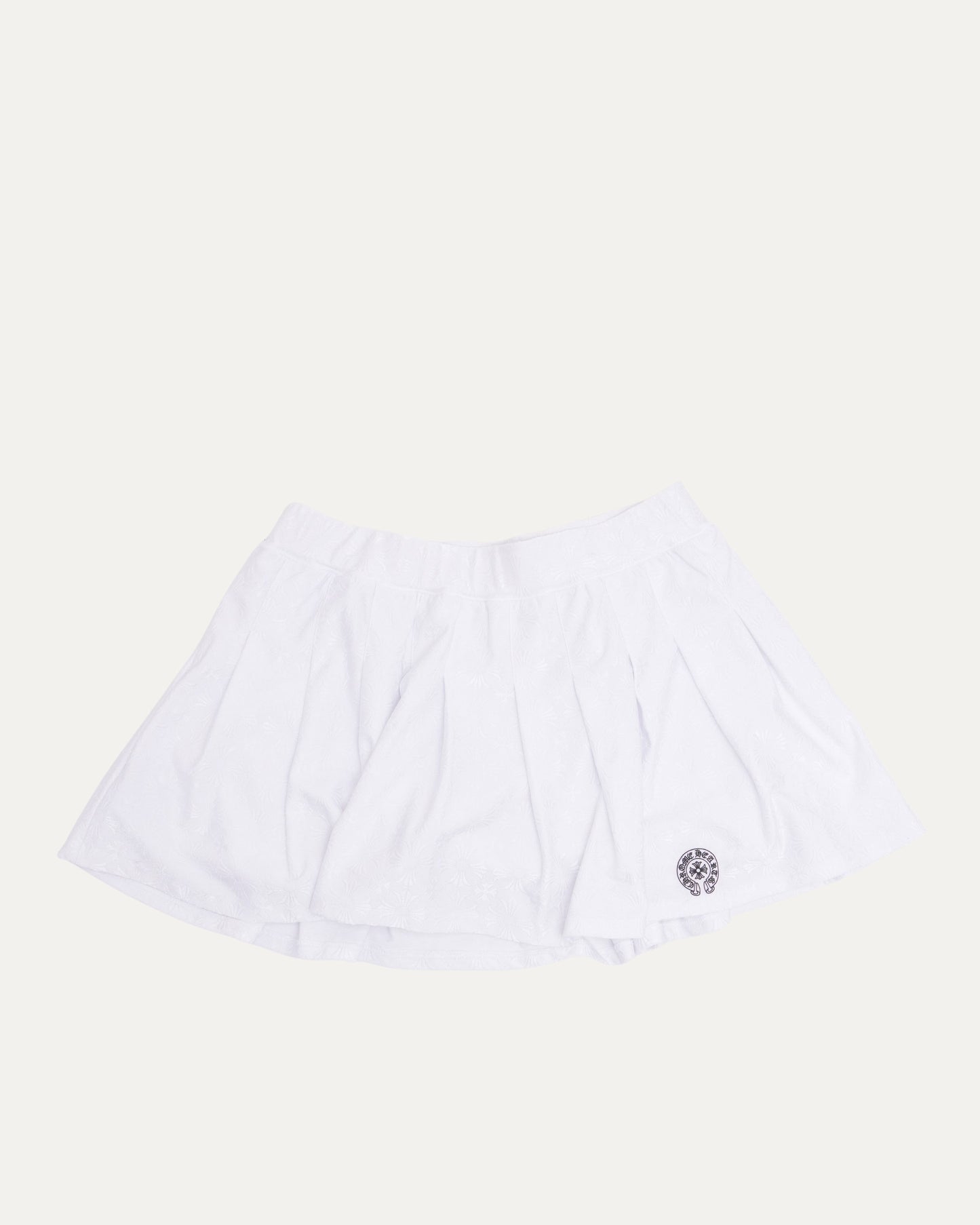 Horseshoe Logo Pleated Tennis Skirt