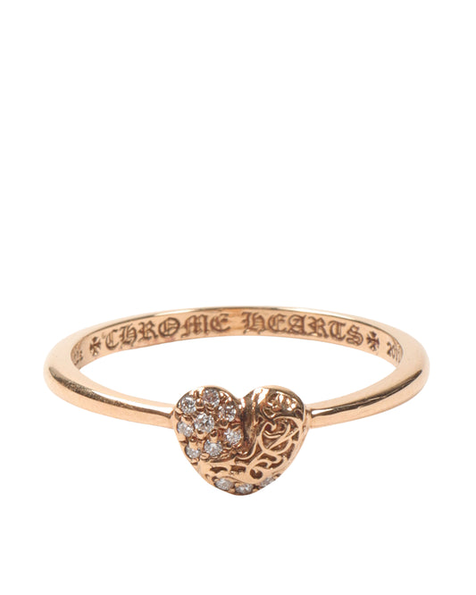 Diamond Heart Bubblegum Ring