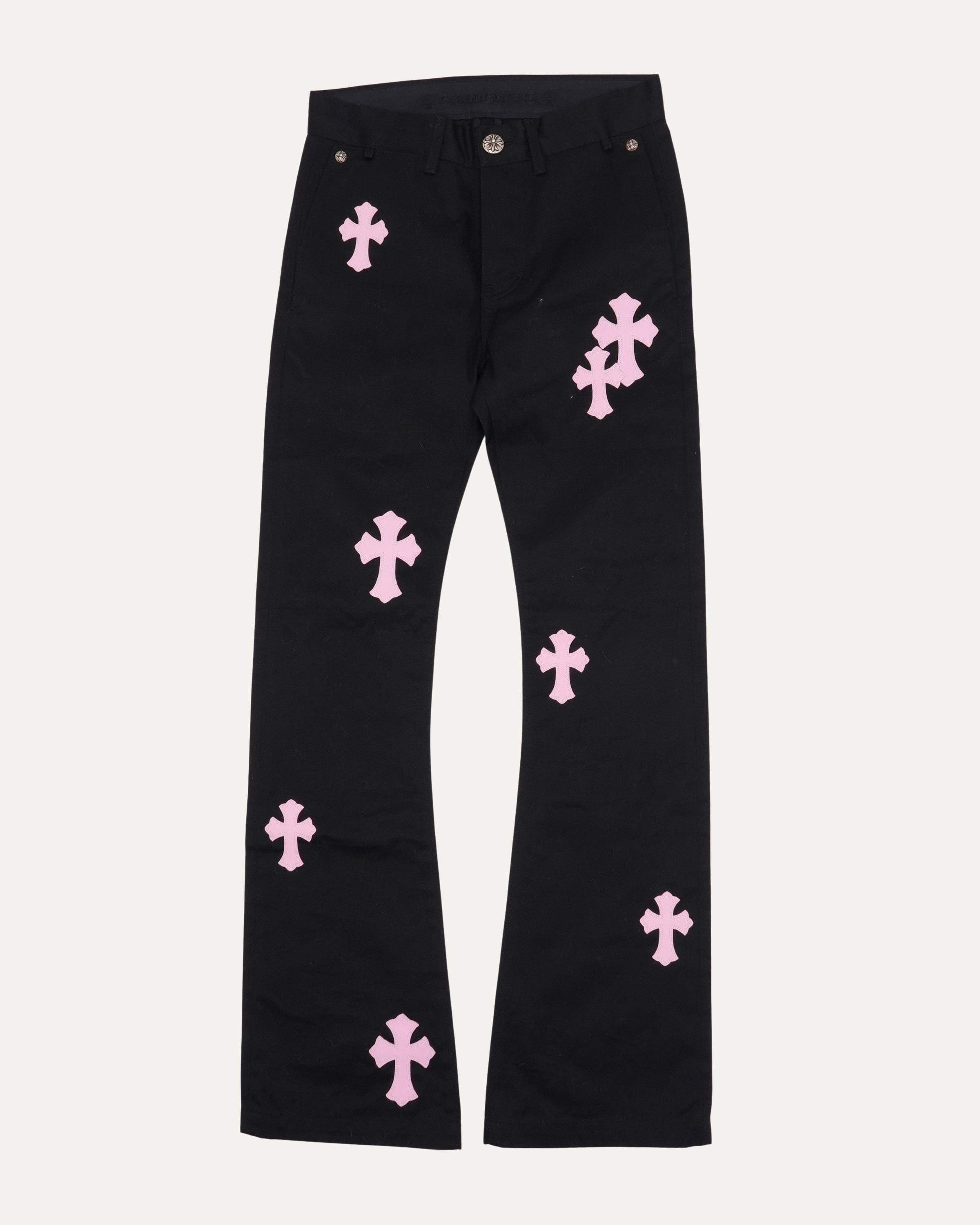 Chrome Hearts Cross Patch Flared Chino Pants – Justin Reed