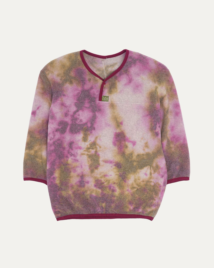 Tie Dye Peace Fleece Pullover