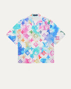 Watercolor Monogram Short Sleeve Shirt