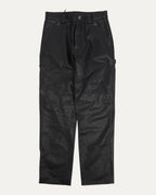 Fleur Knee Leather Carpenter Pants