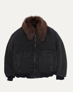 Fur Collar Bomber Jacket