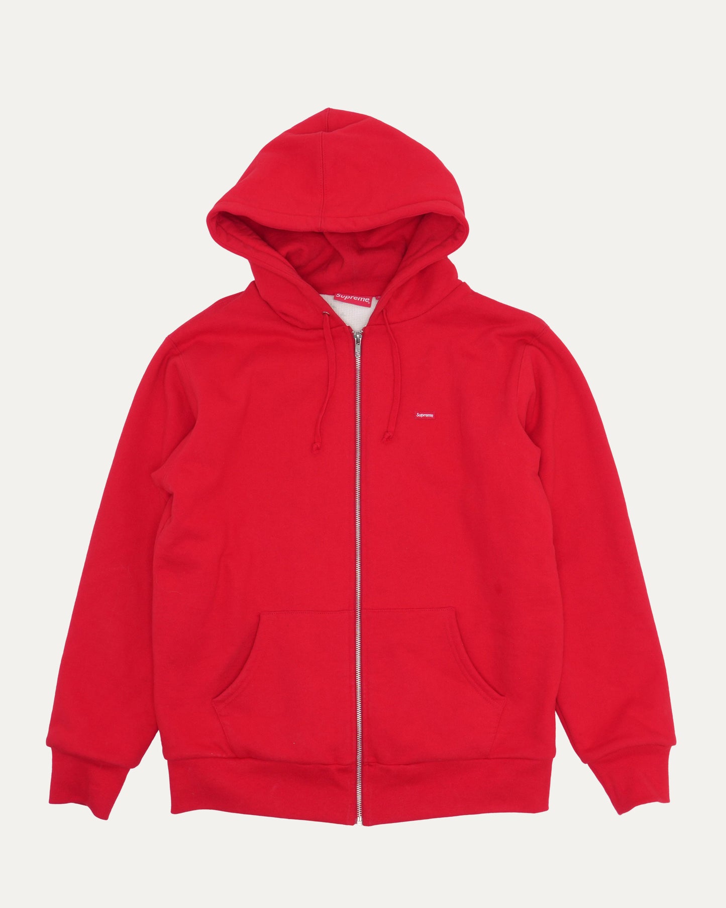 Small Box Logo Thermal Zip Hoodie