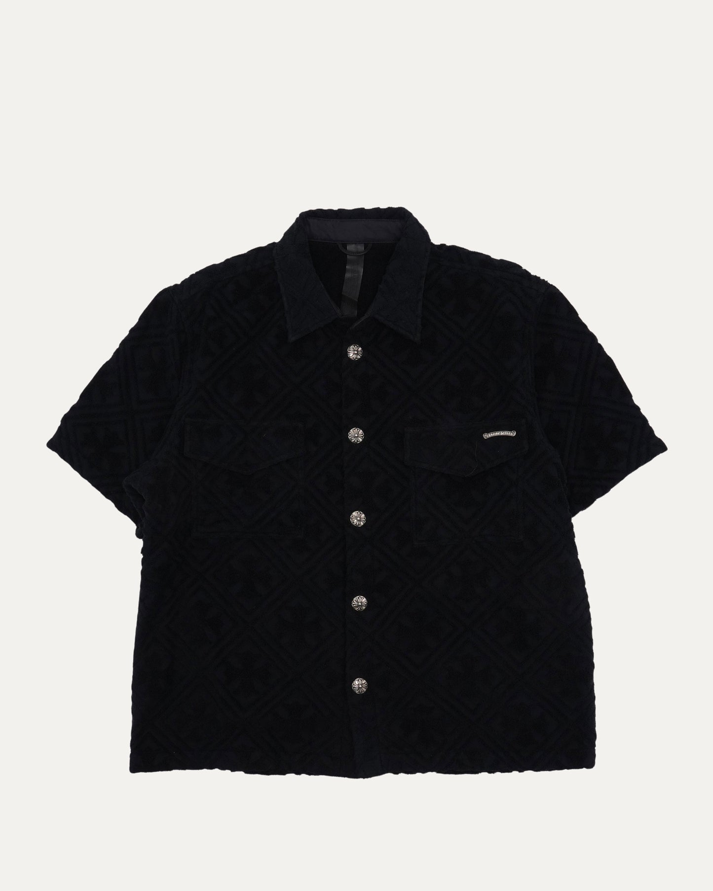 Terry Cloth Short Sleeve Shirt