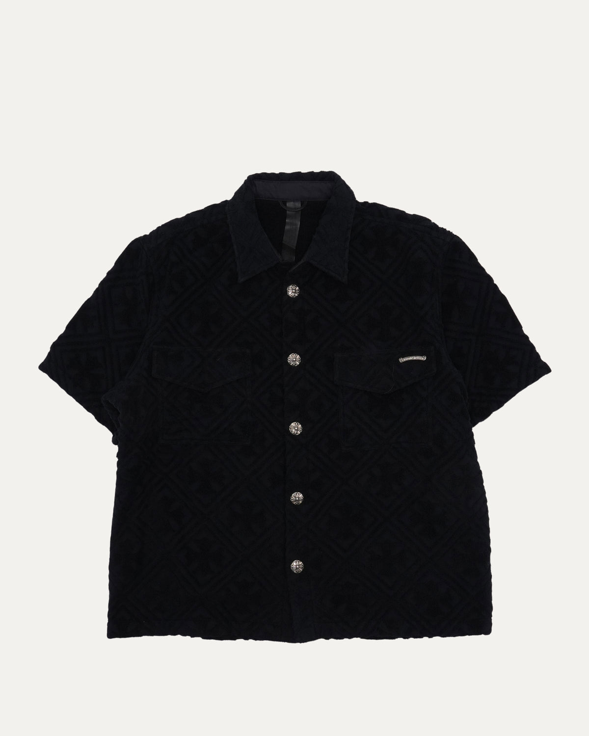 Terry Cloth Short Sleeve Shirt