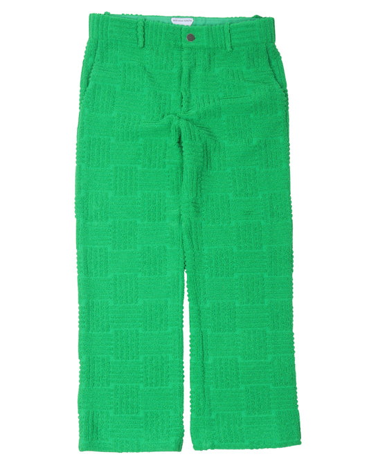 Jacquard Terry Cloth Pants