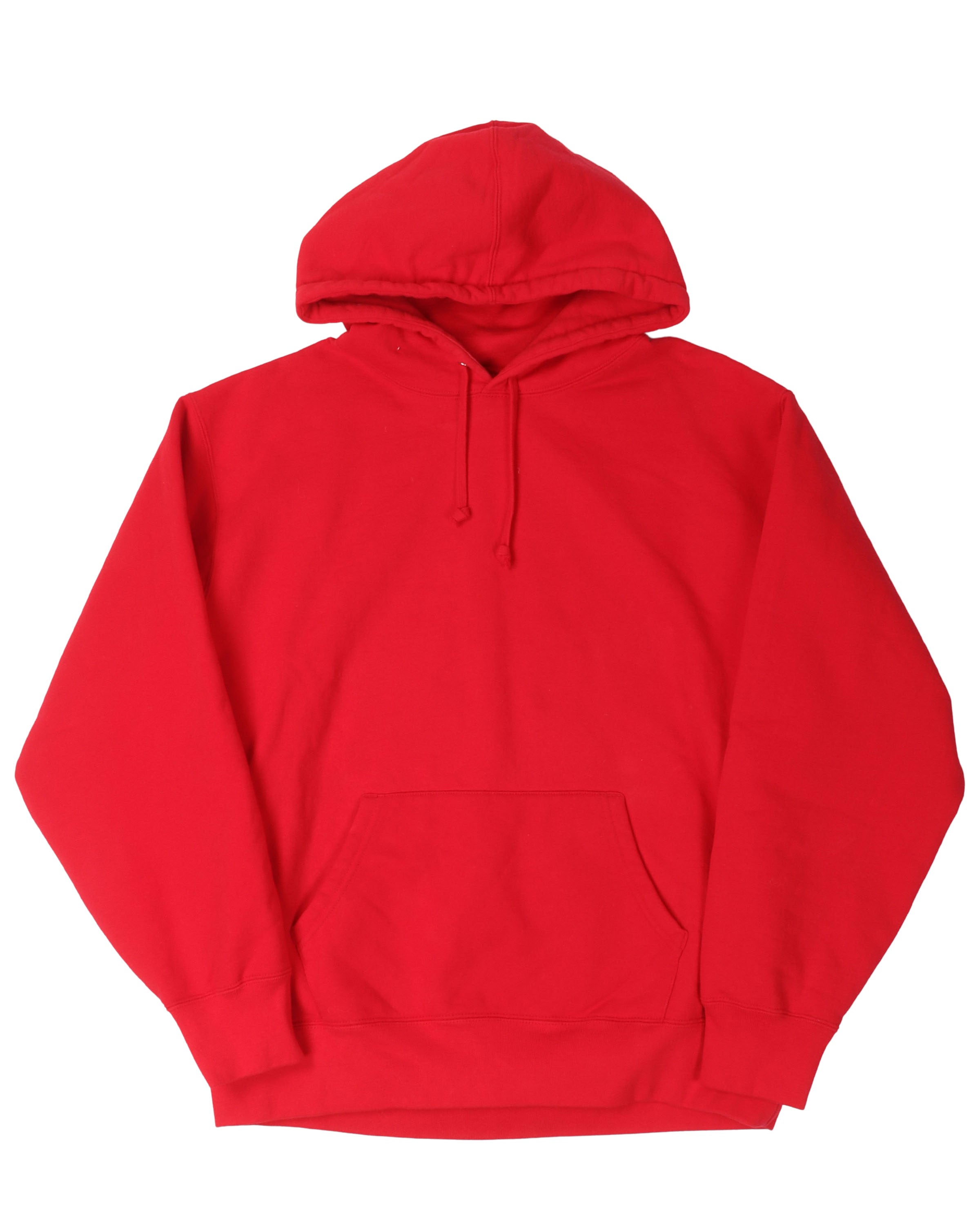 Satin Appliqué Hooded Sweatshirt