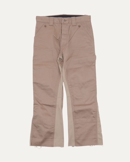 Flared Double Knee Carpenter Pants