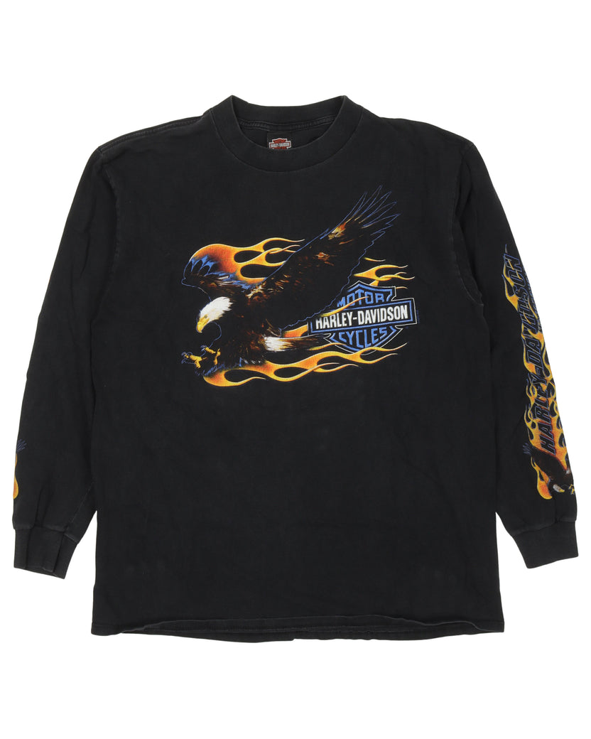 Harley Davidson Flaming Eagle T-Shirt