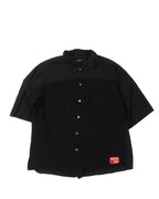 Contrast Panel Short Sleeve Shirt
