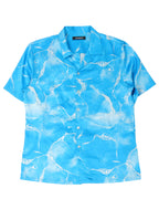 Miracle Tie Dye Silk Button Down Shirt