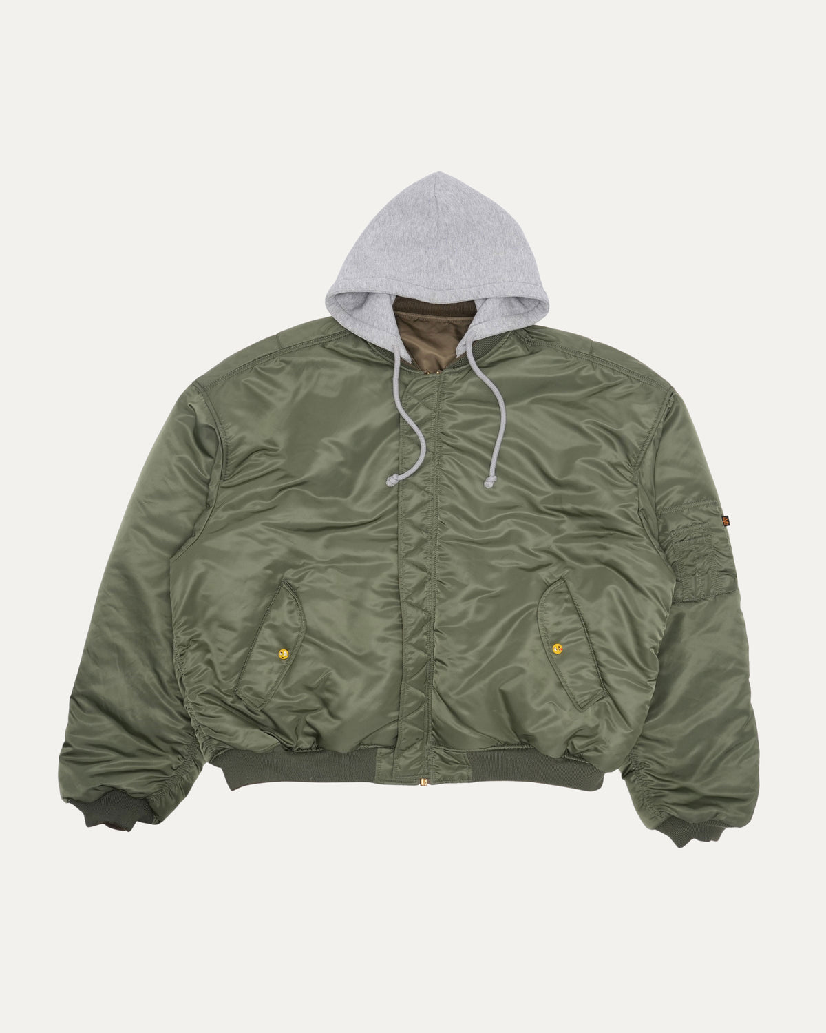 Alpha Industries Hooded Emoji Bomber Jacket