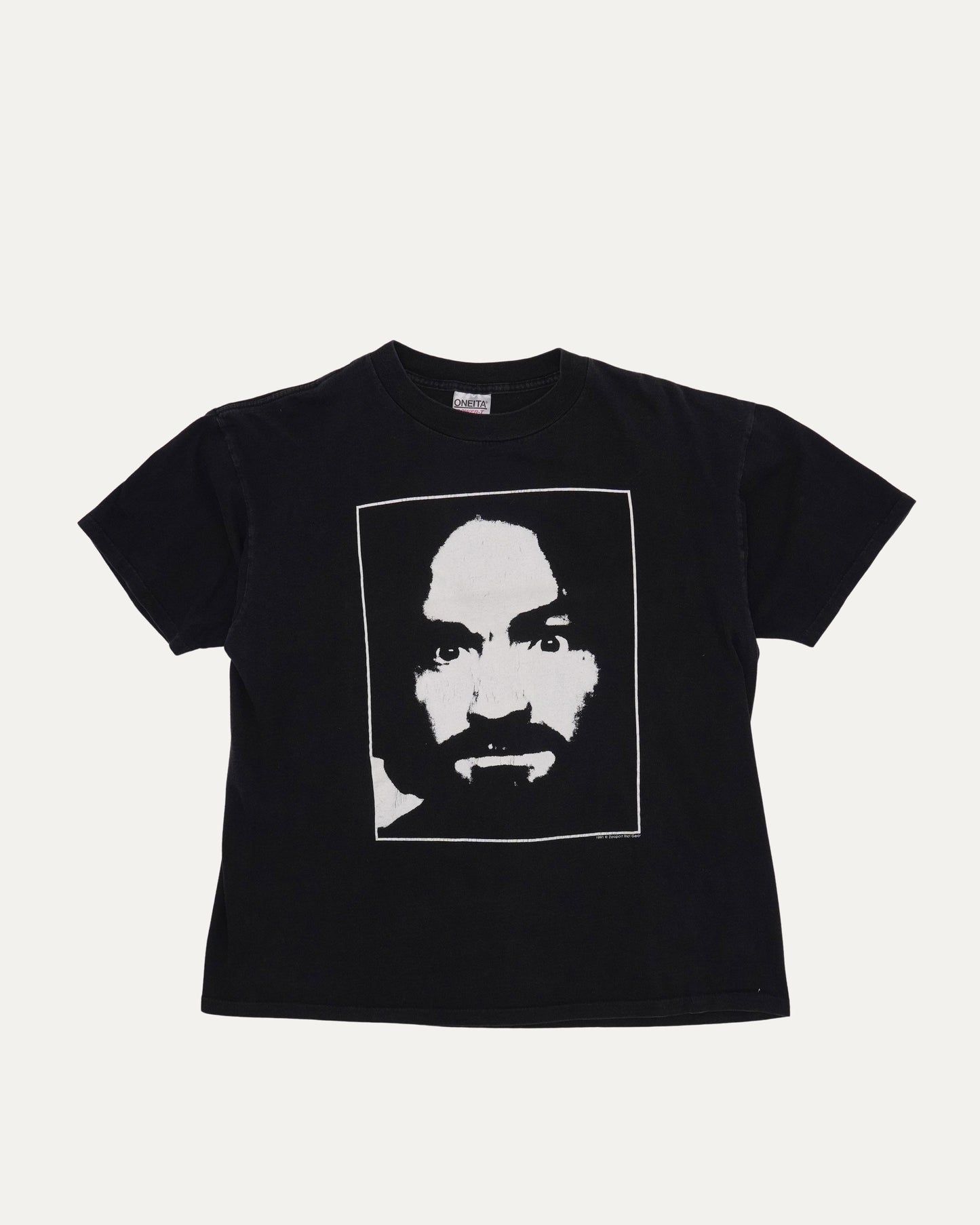 Charles Manson Charlie Don't Surf 1991 T-Shirt