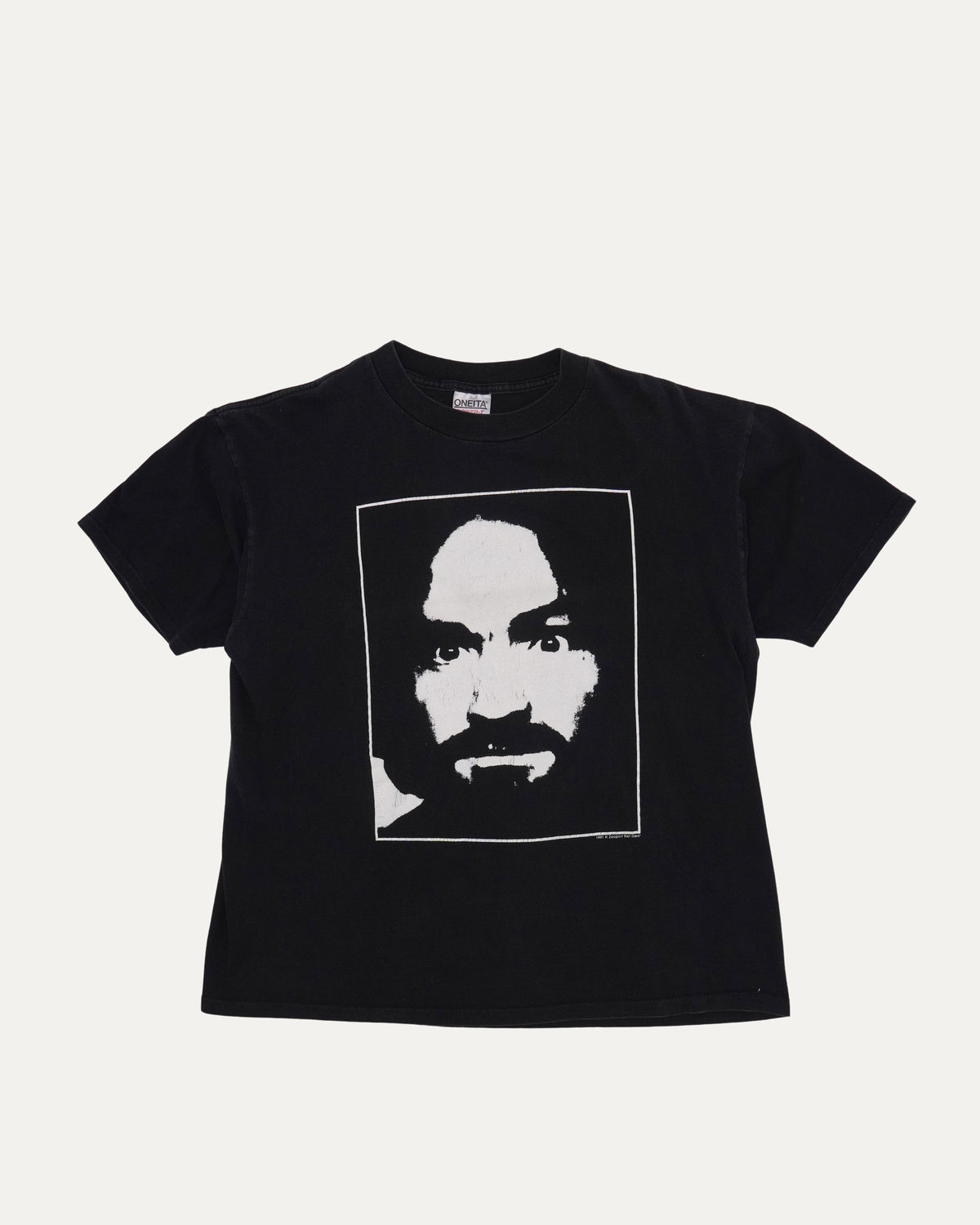 Charles Manson Charlie Don't Surf 1991 T-Shirt