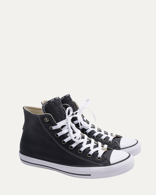 Leather Cross Patch Converse Chuck Taylors