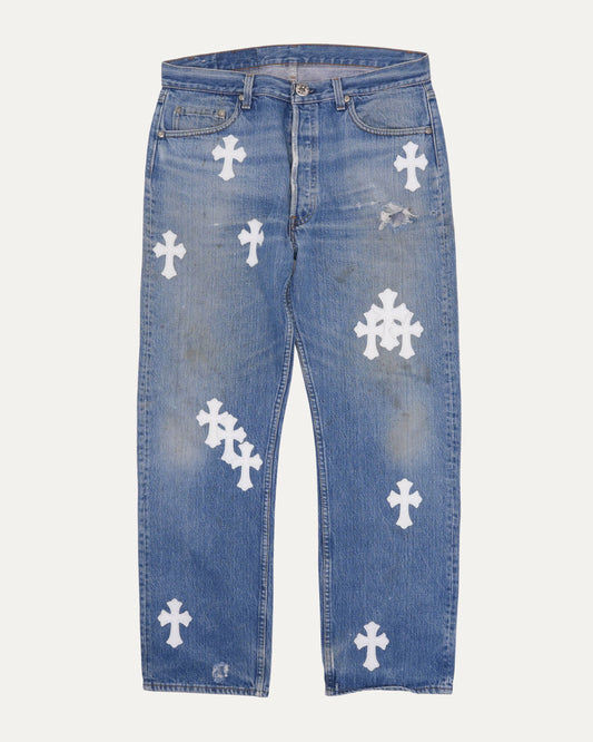 Levi's 501 Cross Patch Jeans
