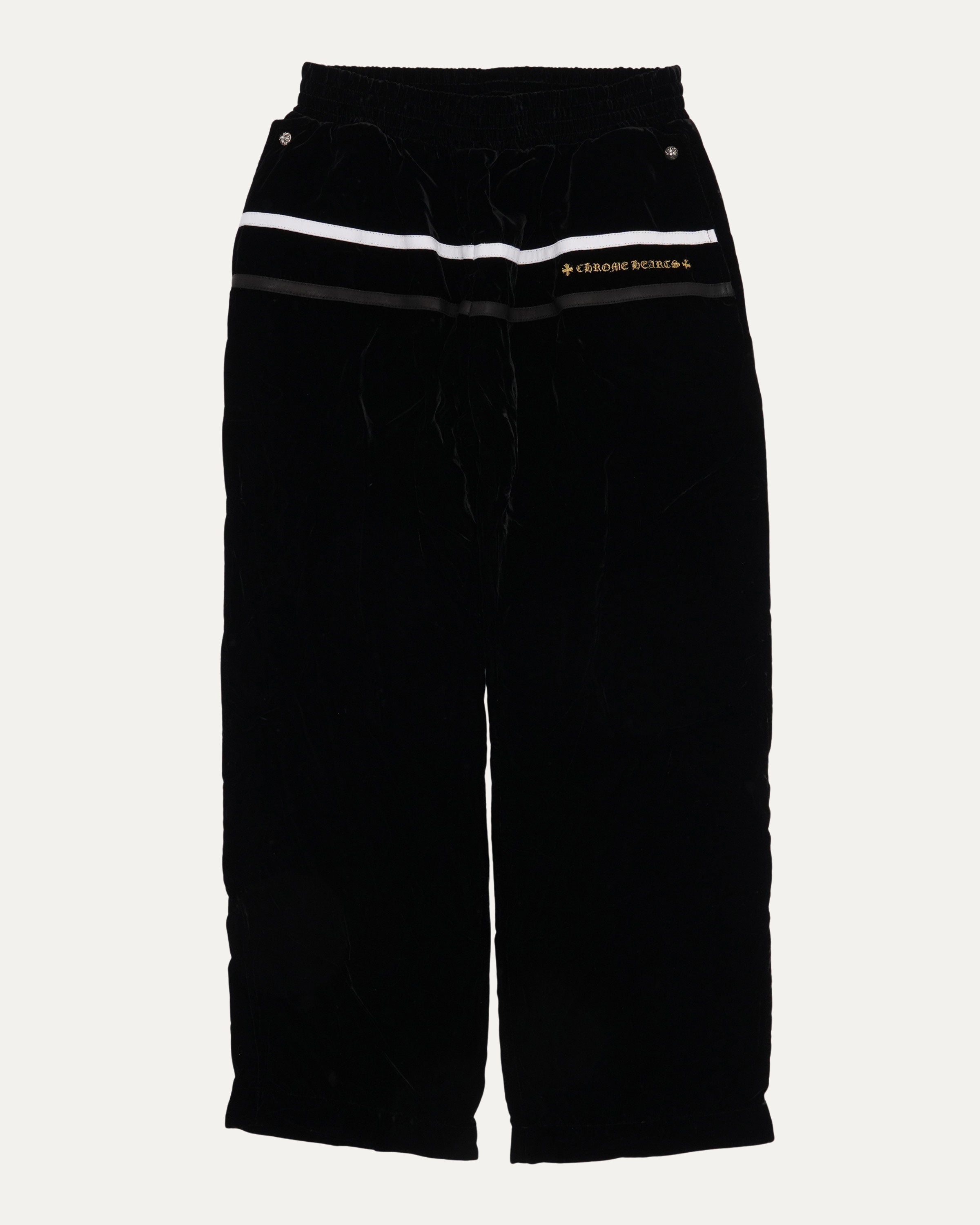 Chrome Hearts Velour So It Goes Track Pants – Justin Reed