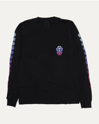 Gradient Vine Dagger Long Sleeve Pocket T-Shirt